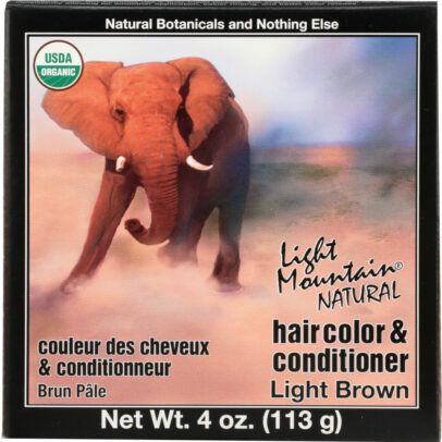 LIGHT MOUNTAIN: Natural Hair Color & Conditioner Light Brown