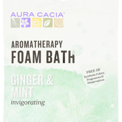 AURA CACIA: Foam Bath Invigorating Ginger & Mint