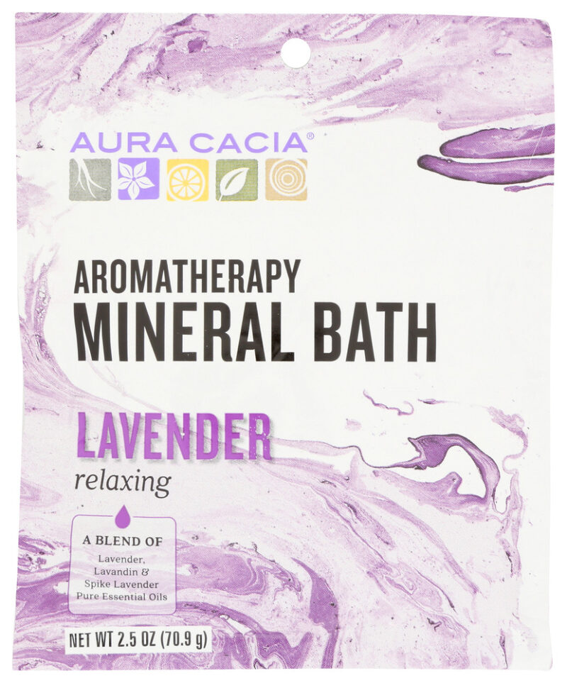 AURA CACIA: Aromatherapy Mineral Bath Relaxing Lavender