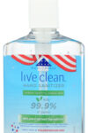 LIVE CLEAN: Organic Aloe Hand Sanitizer