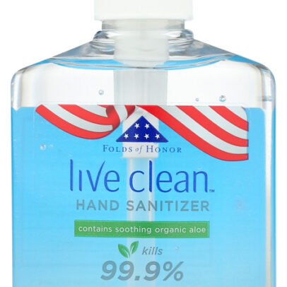LIVE CLEAN: Organic Aloe Hand Sanitizer