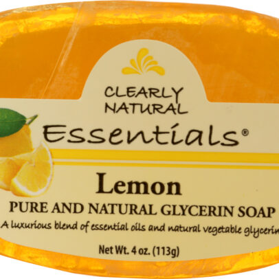 CLEARLY NATURAL: Lemon Pure And Natural Glycerine Soap
