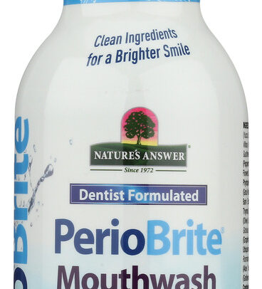 NATURE'S ANSWER: PerioBrite Natural Mouthwash Winter Mint