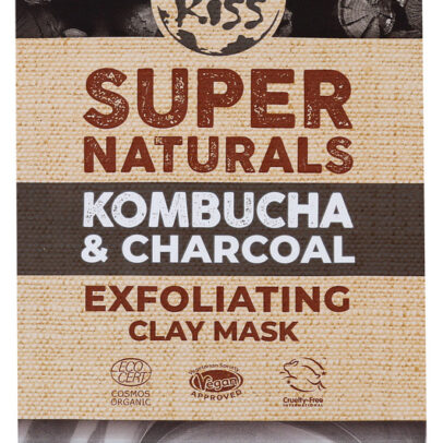 EARTH KISS: Kombucha & Charcoal Exfoliating Clay Mask