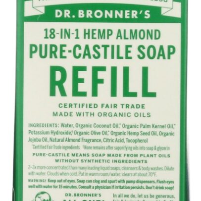 DR. BRONNER'S: Soap Refill Almond Pure