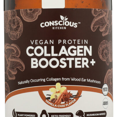 CONSCIOUS KITCHEN: Vanilla Chai Vegan Protein Collagen Booster