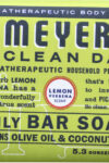 MRS MEYER'S CLEAN DAY: Daily Bar Soap Lemon Verbena