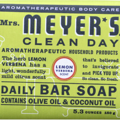 MRS MEYER'S CLEAN DAY: Daily Bar Soap Lemon Verbena