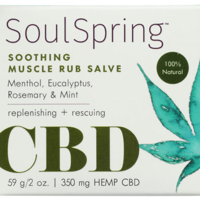 SOULSPRING: Salve Muscle Rub Cbd350mg