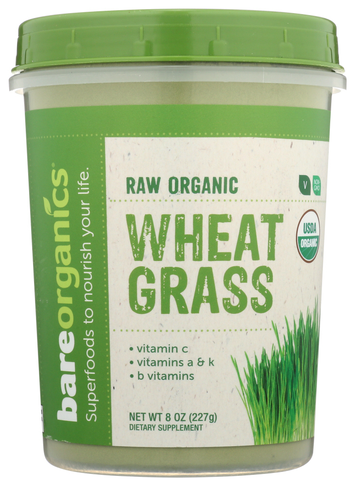 BAREORGANICS: Wheatgrass Pwdr Org