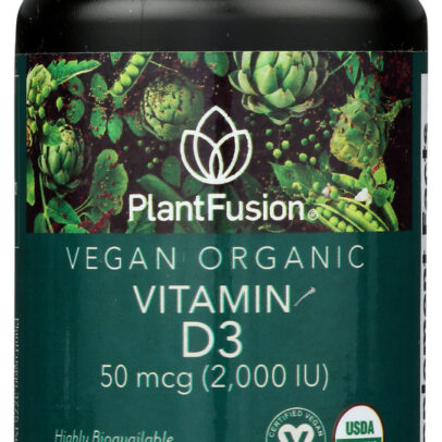 PLANTFUSION: Organic Vitamin D3 50 mcg 2000IU