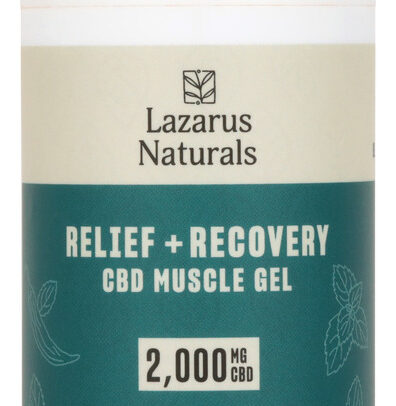 LAZARUS NATURALS: Gel Muscle Cbd 2000Mg