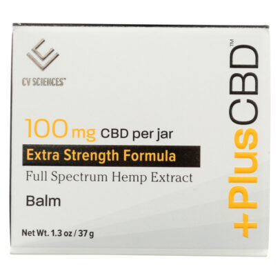 CV SCIENCES: Plus CBD 100 Mg Extra Strength Formula Balm