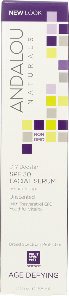 ANDALOU NATURALS: DIY Booster Facial Serum SPF 30 Unscented
