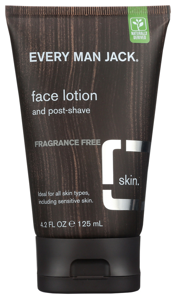 EVERY MAN JACK: Face Lotion and Post-Shave Fragrance Free