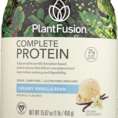 PLANTFUSION: Complete Protein Creamy Vanilla Bean Powder