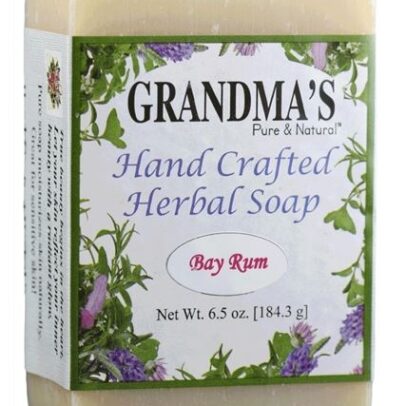 GRANDMAS PURE & NTL: Bay Rum Herbal Soap