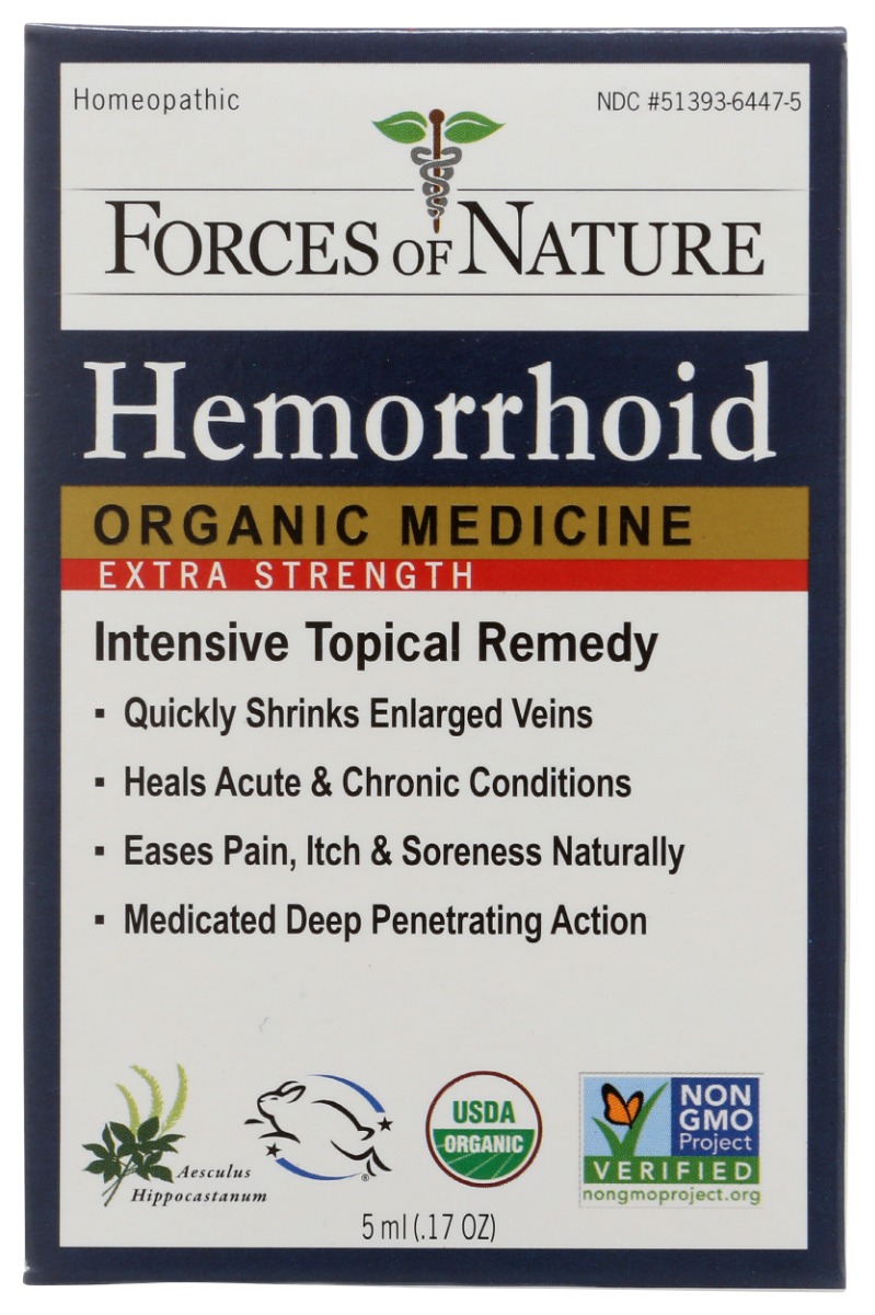 FORCES OF NATURE: Hemorrhoid Control Extra Strength