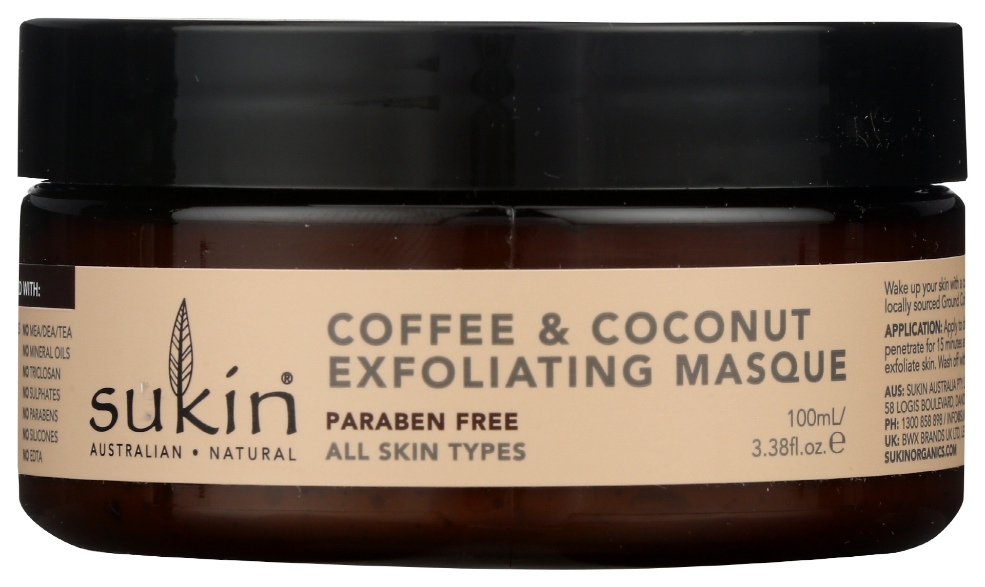 SUKIN: Coffee & Coconut Exfoliating Mask