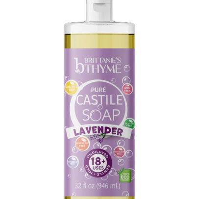 BRITTANIES THYME: Lavender Pure Castile Liquid Soap