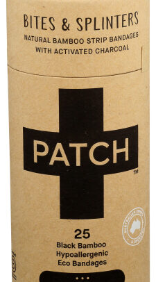 PATCH: Natural Activated Charcoal Bamboo Strip Bandages