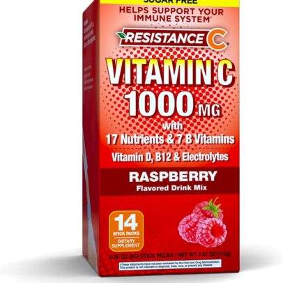 RESISTANCE C: Vitamin C 14 Stick Packs Raspberry