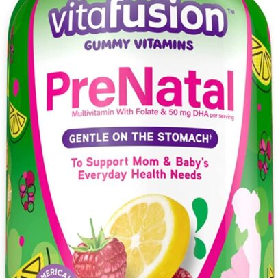 VITAFUSION: PreNatal Raspberry & Lemonade Flavored Gummy Pregnancy Vitamins
