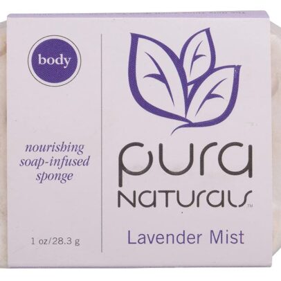 PURA: Body Sponge Lavender Mist Soap
