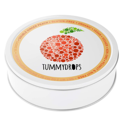 TUMMYDROPS: Organic Double Ginger Peach